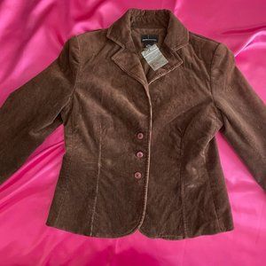 MODA International Lined Corduroy Blazer